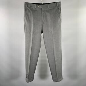 ATELIER MUNRO Size 32 Dark Grey Wool Slim Fit Dress Pants